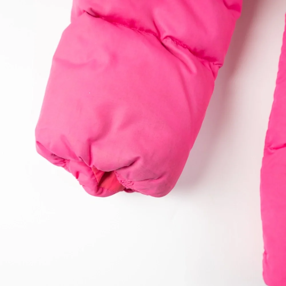 KATE SPADE X Gap Kids girl's neon hot pink puffer jacket size XXL